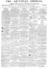 Aberdeen Press and Journal Wednesday 23 December 1812 Page 1