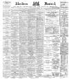 Aberdeen Press and Journal Thursday 01 November 1883 Page 1