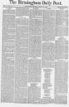 Birmingham Daily Post Monday 25 January 1858 Page 1