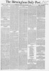 Birmingham Daily Post Wednesday 08 December 1858 Page 1
