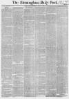 Birmingham Daily Post Wednesday 05 October 1859 Page 1