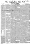 Birmingham Daily Post Monday 07 November 1859 Page 1