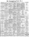Birmingham Daily Post Tuesday 20 May 1862 Page 1