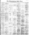 Birmingham Daily Post Saturday 08 April 1865 Page 1