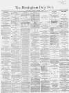 Birmingham Daily Post Saturday 08 December 1866 Page 1