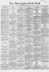 Birmingham Daily Post Thursday 21 January 1869 Page 1