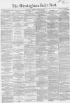 Birmingham Daily Post Monday 25 January 1869 Page 1