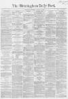 Birmingham Daily Post Thursday 28 January 1869 Page 1