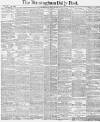 Birmingham Daily Post Saturday 28 March 1874 Page 1