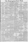Birmingham Daily Post Wednesday 13 October 1880 Page 1