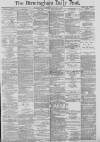 Birmingham Daily Post Wednesday 02 January 1884 Page 1