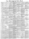 Birmingham Daily Post Wednesday 08 October 1884 Page 1