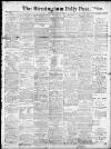Birmingham Daily Post Saturday 12 March 1910 Page 1