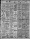 Birmingham Daily Post Friday 03 June 1910 Page 1