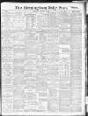 Birmingham Daily Post Wednesday 25 February 1914 Page 1
