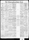 Birmingham Daily Post Saturday 07 March 1914 Page 1