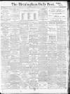 Birmingham Daily Post Saturday 02 January 1915 Page 1