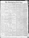 Birmingham Daily Post Friday 26 February 1915 Page 1