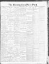 Birmingham Daily Post Monday 25 October 1915 Page 1