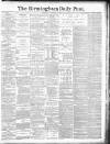 Birmingham Daily Post Wednesday 03 November 1915 Page 1