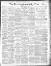 Birmingham Daily Post Saturday 07 October 1916 Page 1