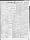 Birmingham Daily Post Friday 29 December 1916 Page 1