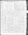 Birmingham Daily Post Monday 22 January 1917 Page 1