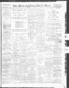 Birmingham Daily Post Saturday 30 June 1917 Page 1