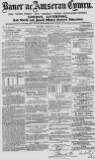 Baner ac Amserau Cymru Wednesday 17 July 1861 Page 1