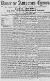 Baner ac Amserau Cymru Saturday 21 July 1866 Page 1