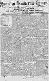 Baner ac Amserau Cymru Saturday 11 August 1866 Page 1