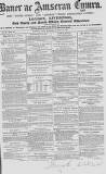 Baner ac Amserau Cymru Wednesday 10 October 1866 Page 1