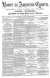 Baner ac Amserau Cymru Wednesday 27 January 1875 Page 1