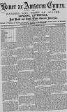 Baner ac Amserau Cymru Saturday 26 June 1880 Page 1