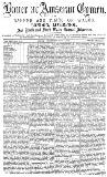Baner ac Amserau Cymru Saturday 18 August 1883 Page 1