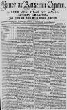 Baner ac Amserau Cymru Saturday 26 January 1884 Page 1