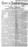 Baner ac Amserau Cymru Saturday 03 January 1885 Page 1