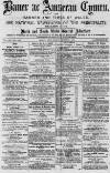 Baner ac Amserau Cymru Wednesday 03 November 1886 Page 1