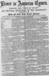 Baner ac Amserau Cymru Saturday 20 November 1886 Page 1