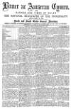 Baner ac Amserau Cymru Saturday 09 July 1887 Page 1
