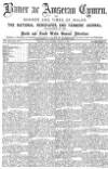Baner ac Amserau Cymru Saturday 22 October 1887 Page 1