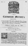 Caledonian Mercury Tue 24 May 1720 Page 1