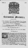 Caledonian Mercury Mon 18 Jul 1720 Page 1