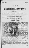 Caledonian Mercury Mon 19 Jun 1721 Page 1