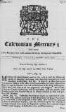 Caledonian Mercury Tue 12 Sep 1721 Page 1