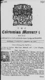 Caledonian Mercury Thu 14 Sep 1721 Page 1