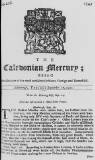 Caledonian Mercury Tue 19 Sep 1721 Page 1