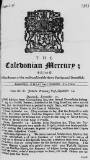 Caledonian Mercury Thu 21 Sep 1721 Page 1