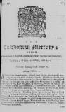 Caledonian Mercury Mon 16 Oct 1721 Page 1