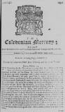 Caledonian Mercury Tue 14 Nov 1721 Page 1